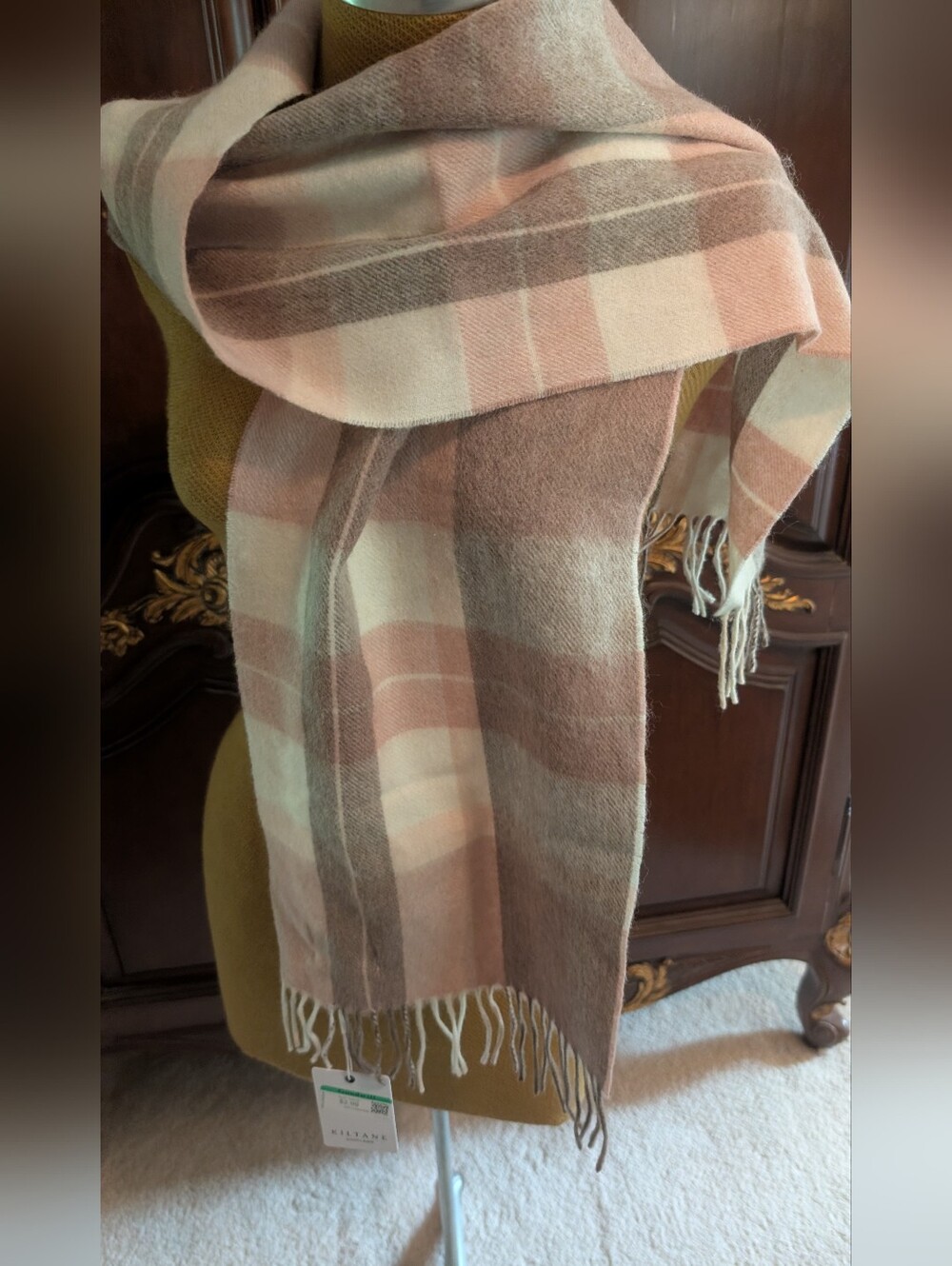 NWT Kiltane Scotland 100% Lambswool Scarf